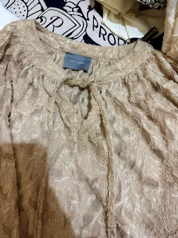 preloved blouse This is April