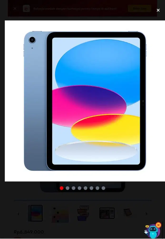 Ipad A16 - promo cicilan bunga 0% dan tanpa dp