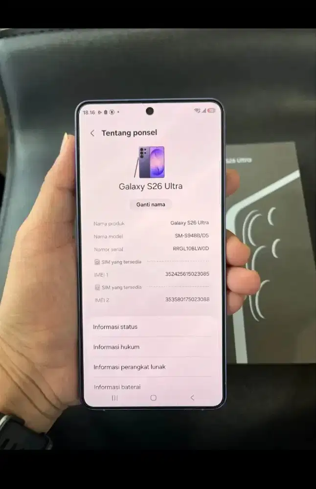 Jual samsung S26 Ultra garansi resmi