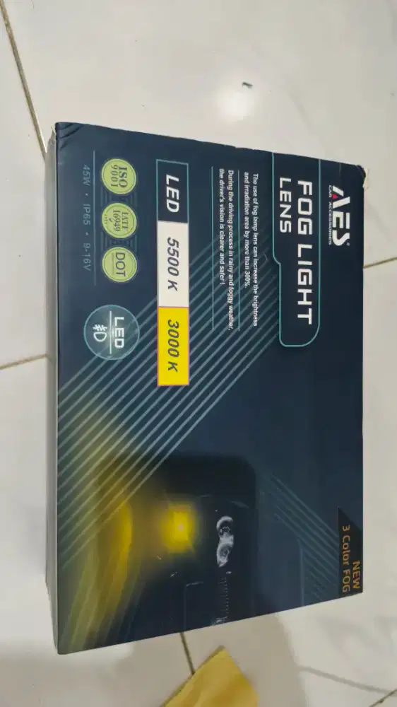 Lampu foglamp 3 inch untuk toyota reborn  2 warna
