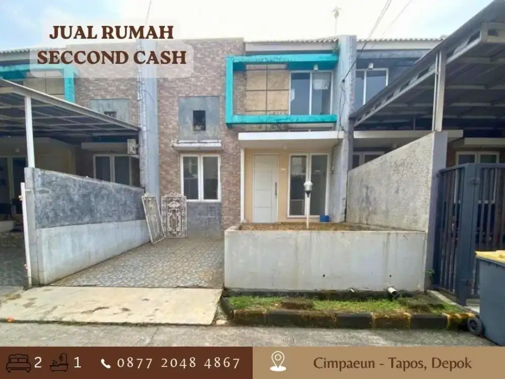 Rumah Dijual CASH LT90 di Perum Permata Cimanggis Depok dkt Tol