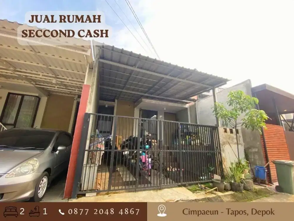 Jual Rumah Cash MURAH LT98 693JT di Permata Cimanggis Depok dkt Tol