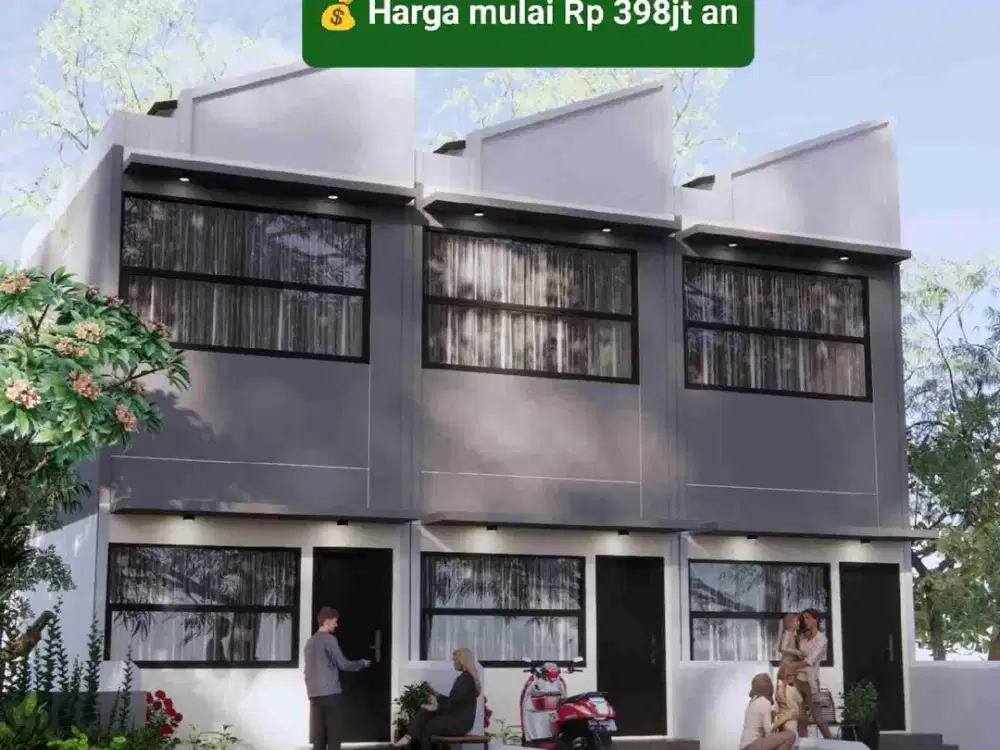 cluster Kamboja rumah baru 2lantai SHM konsep apartment house jaktim