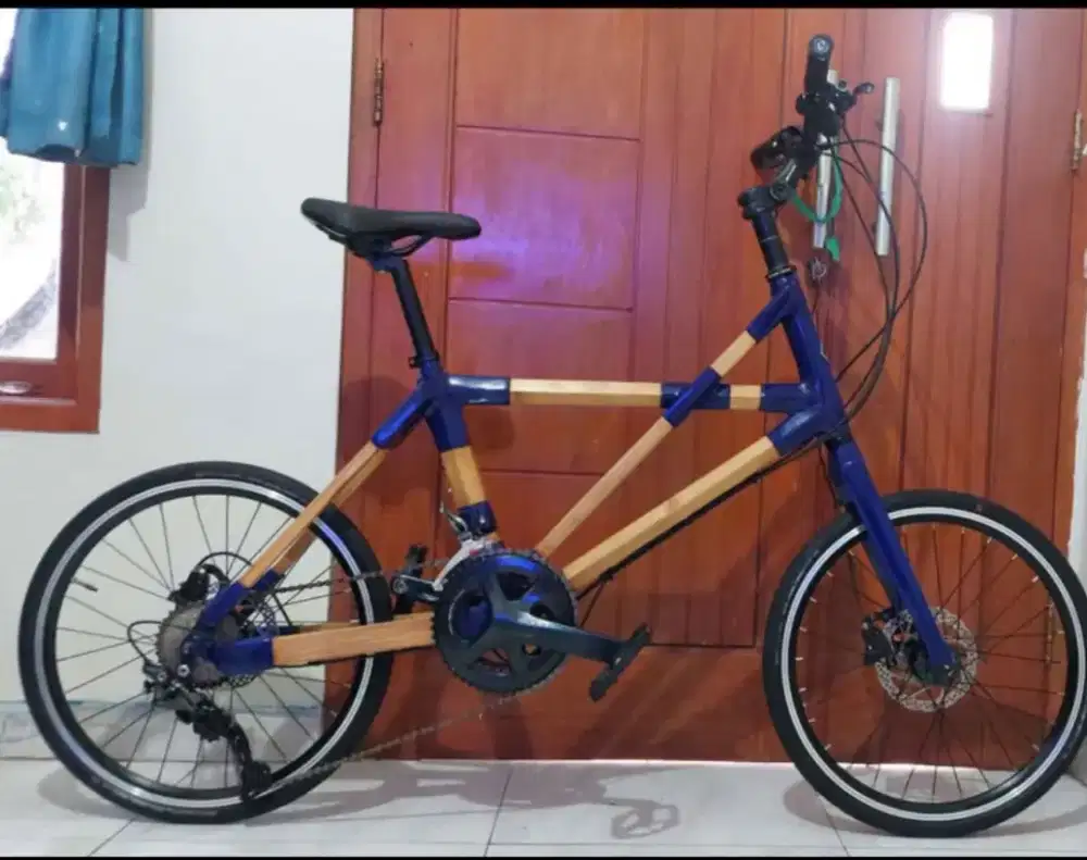 Sepeda minivelo bambu uk 20+