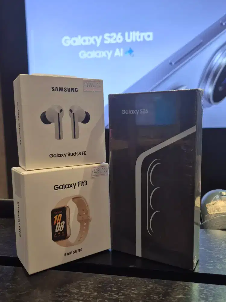 epic combo Samsung Galaxy S26,Galaxy Buds3 FE dan Galaxy Fit3