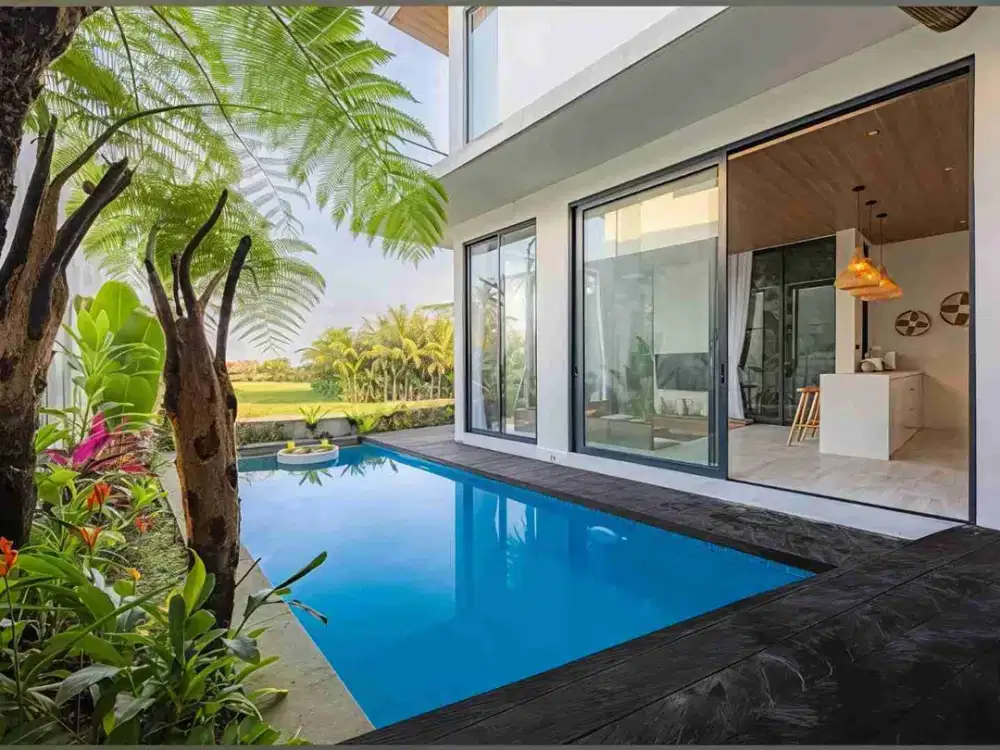 villa mewah siap huni dengan view sawah  di Ubud bali