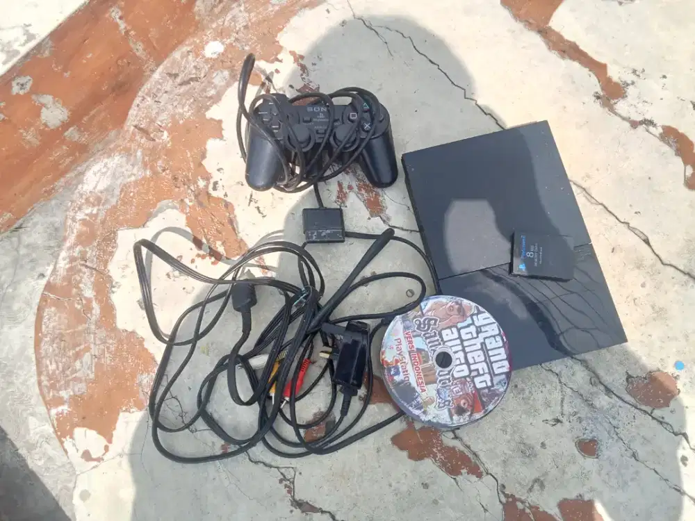 jual PS 2 slim full set