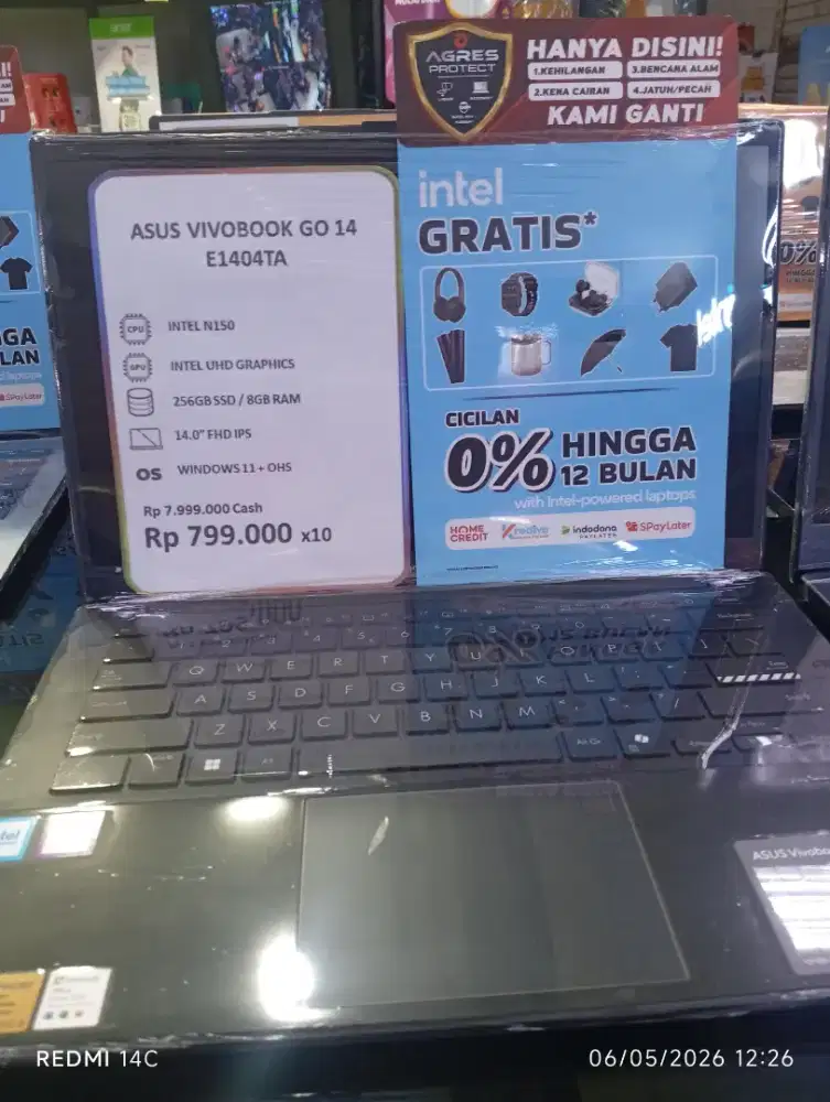 PROMO!! ASUS VIVOBOOK GO 14 E1404TA