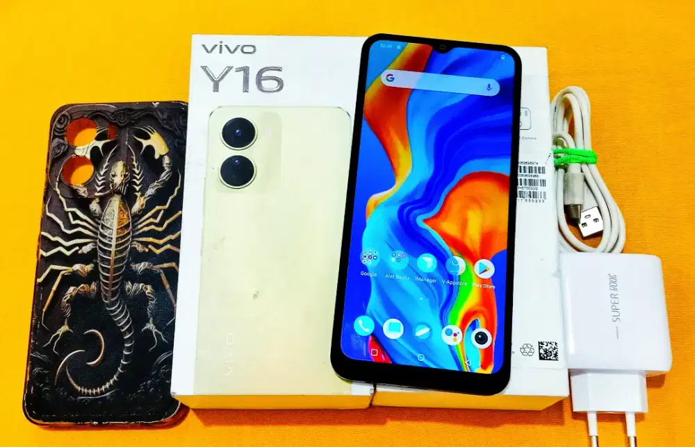 VIVO Y16 4+4GB/128GB LENGKAP ORI