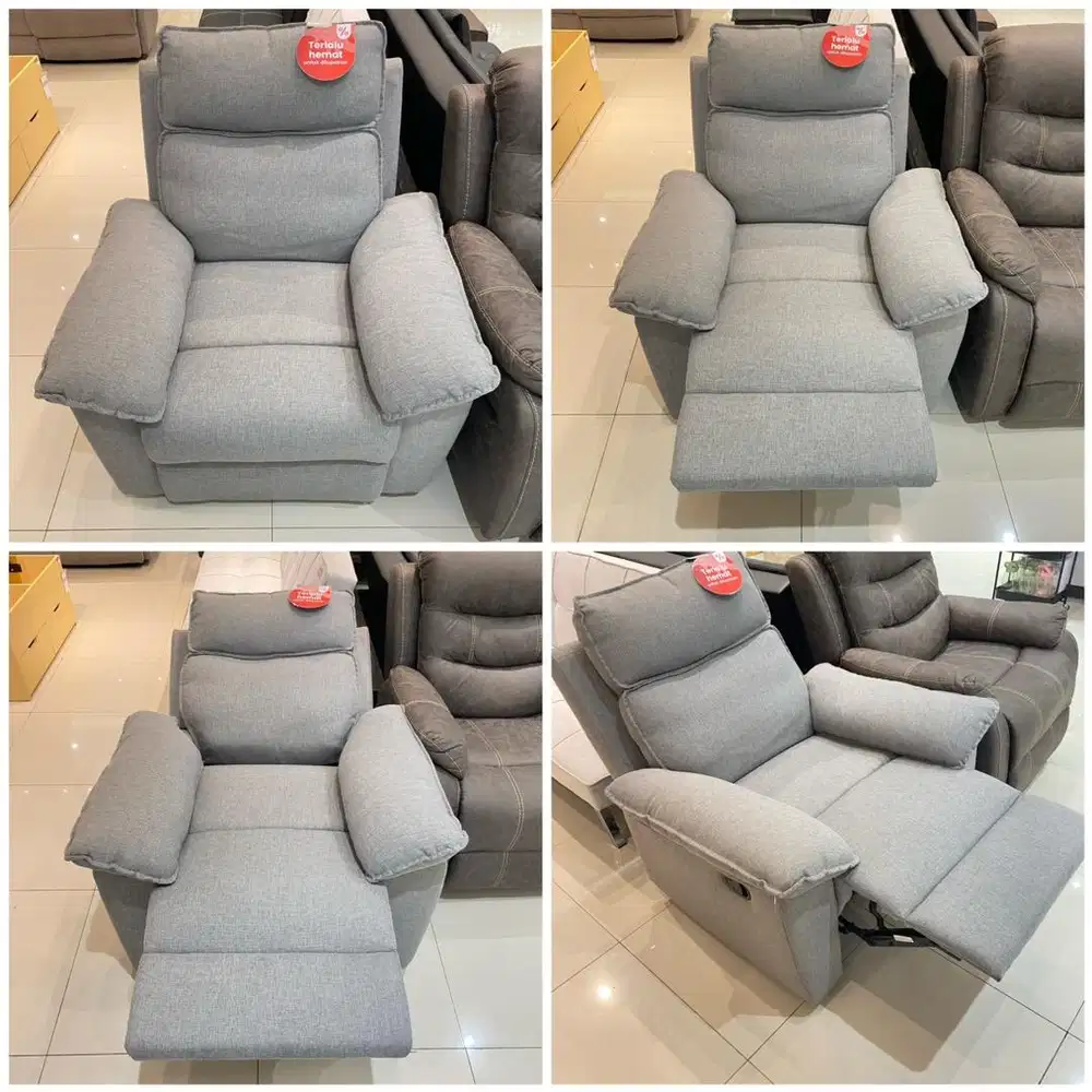 BANTING HARGA SOFA SANTAI REBAHAN (FITUR RECLINER)