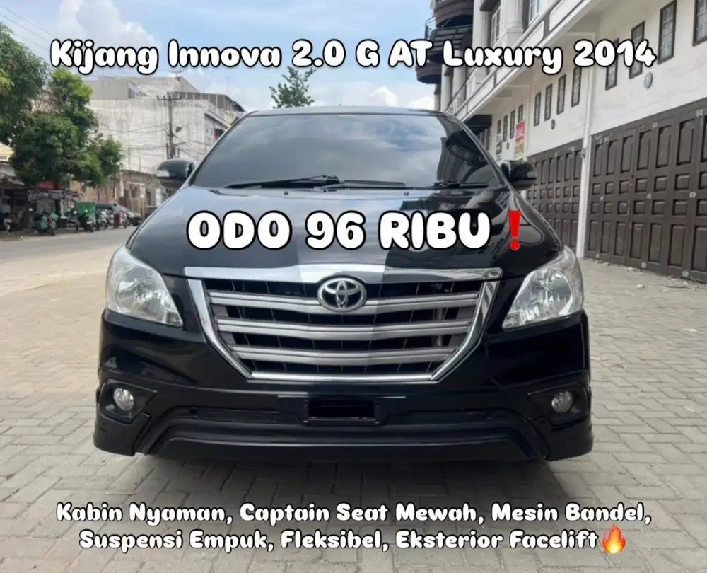 (TDP 39 JUTA!) Toyota Kijang Innova 2.0 G Automatic Lux Hitam 2014