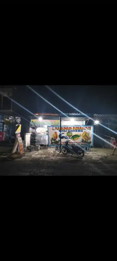 Over kontrak warung lalapan + resep