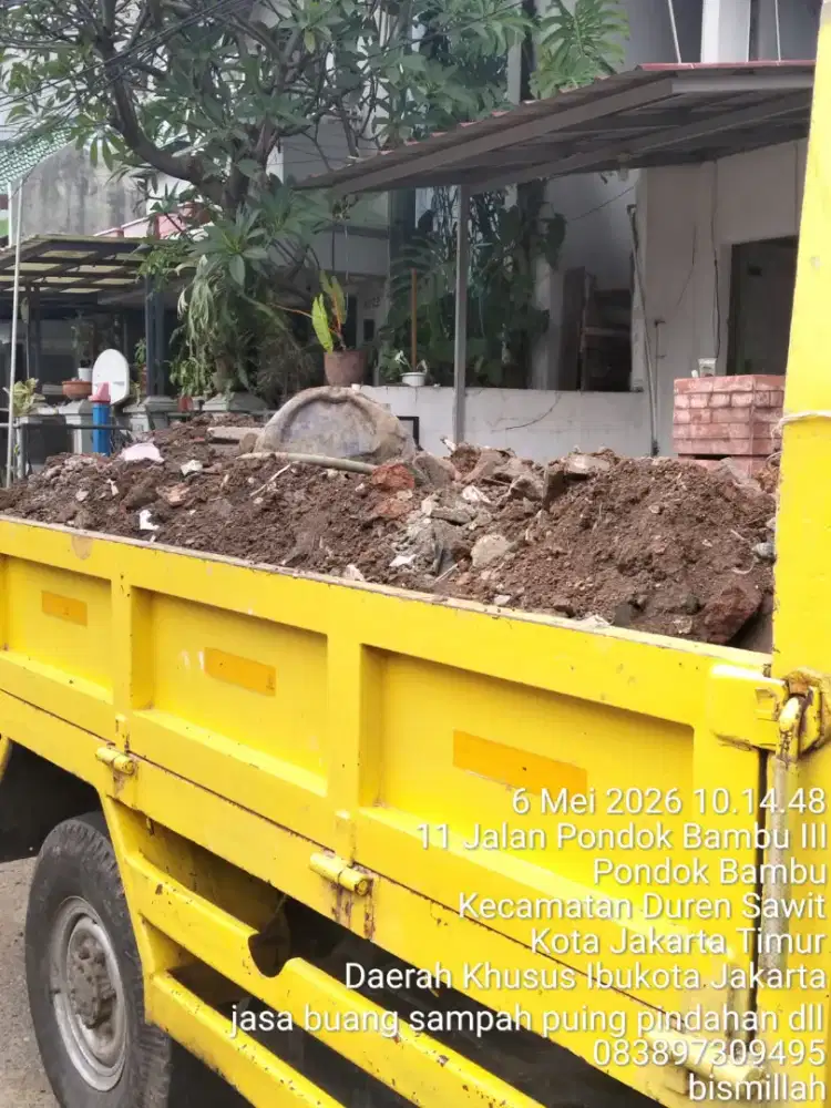 Jasa buang puing dan pengurugan