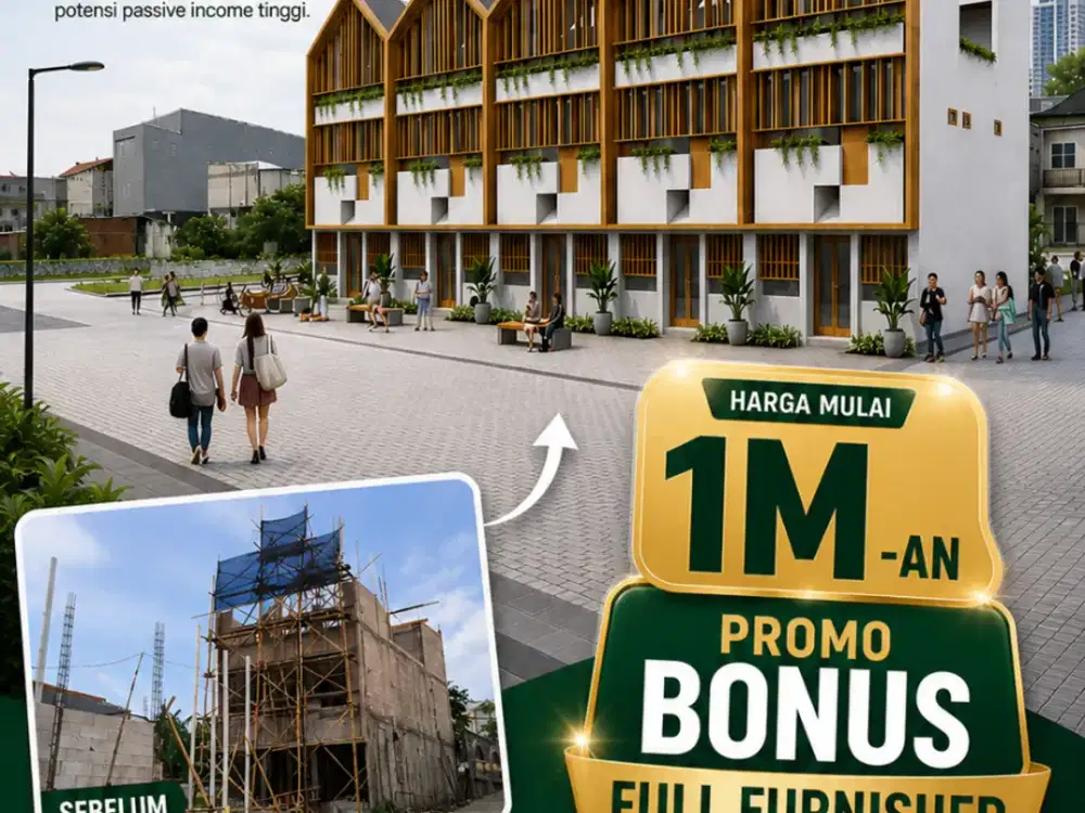 Kost Hanya 1M an Sudah Full Furnished dekat Kampus UB Brawijaya