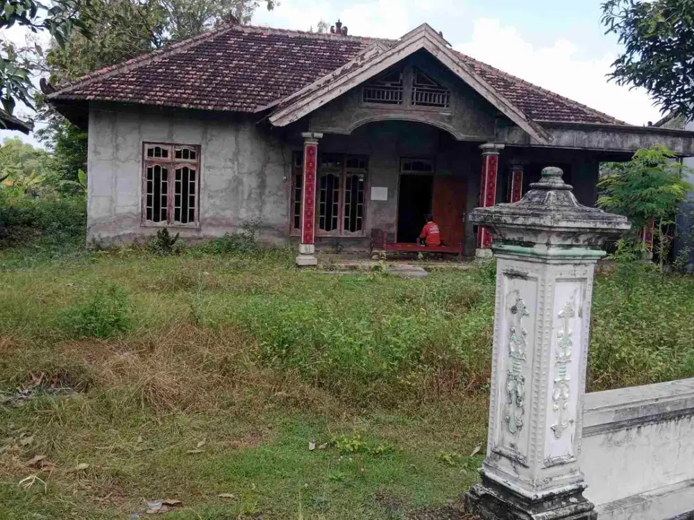 Harga dubanting tanah murah 635m² muka 18m jalan dpu 7m bonus rumah 100m² kt 3,  polokarto Sukoharjo