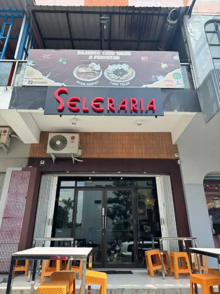 Disewakan atau oper usaha resto