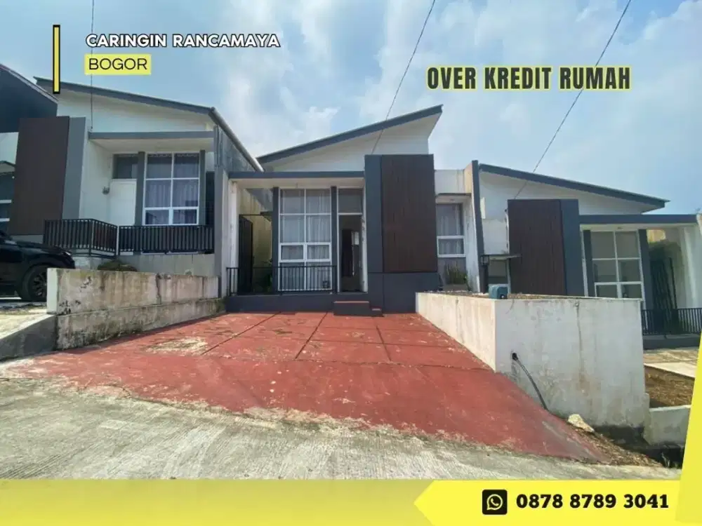 Jual Over Kredit Rmh Cantik LT112 di Caringin Rancamaya Bogor dkt Tol