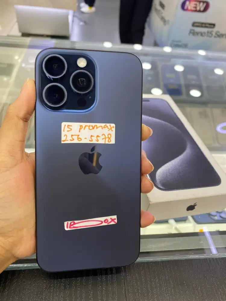 Iphone 15 Promax 256 Biru ibox