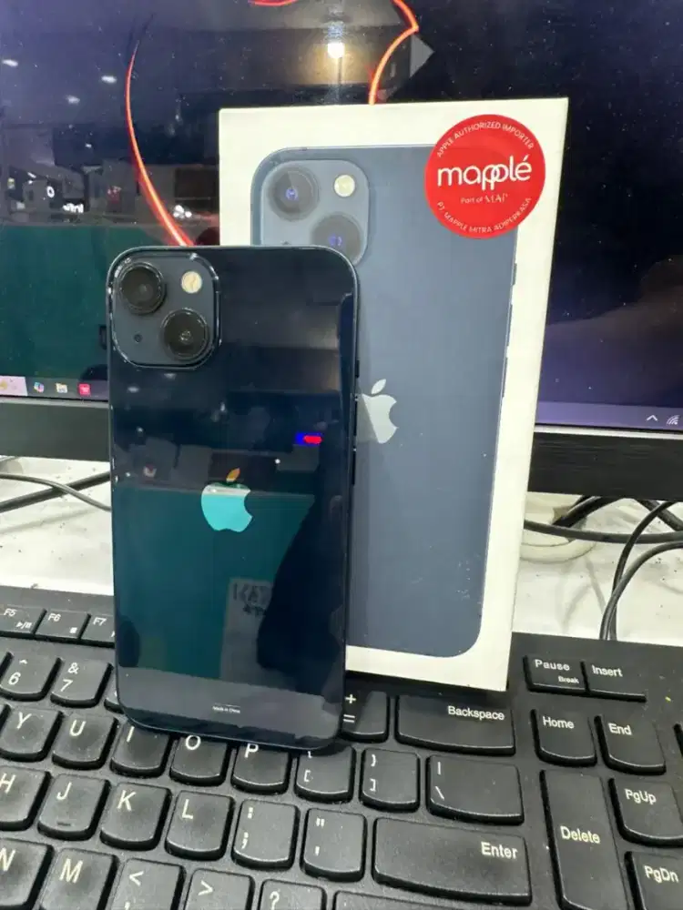 iphone 13 128gb ibox fulset kondisi orian