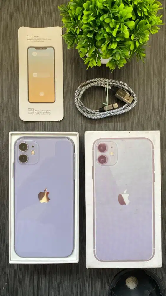 IPHONE 11 64GB INTER PURPLE MINUS BACA DESKRIPSI