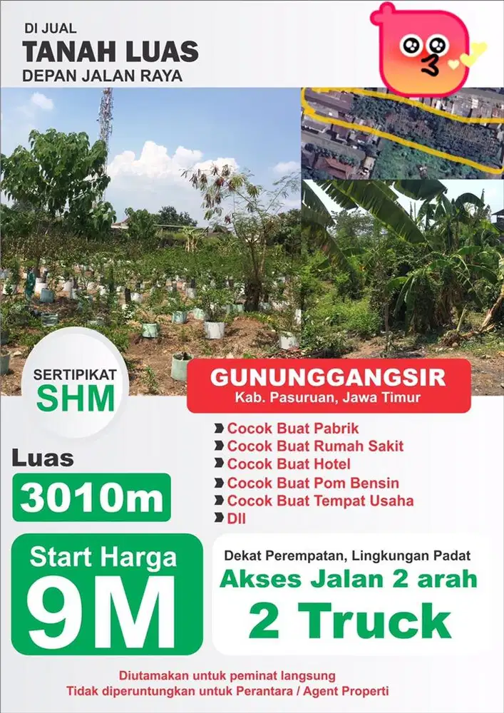 Dijual Tanah Lokasi Strategis Akses Mobil Salipan