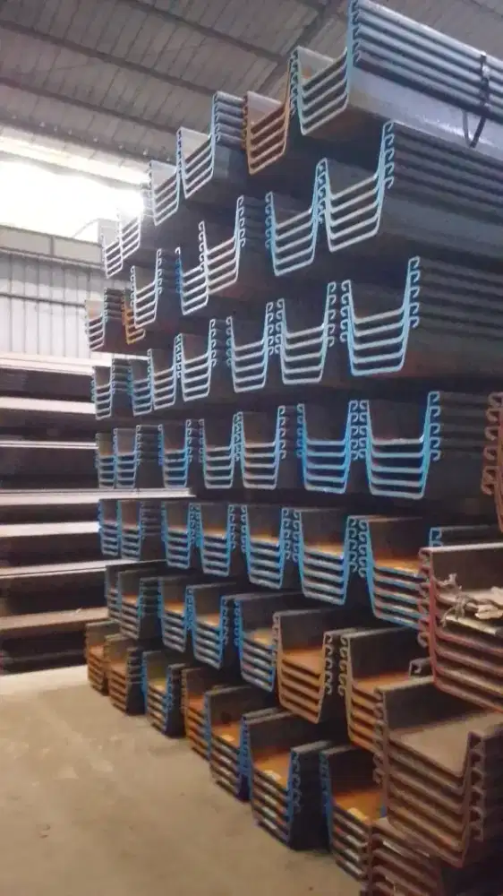 Besi sheet pile sp4 baru import