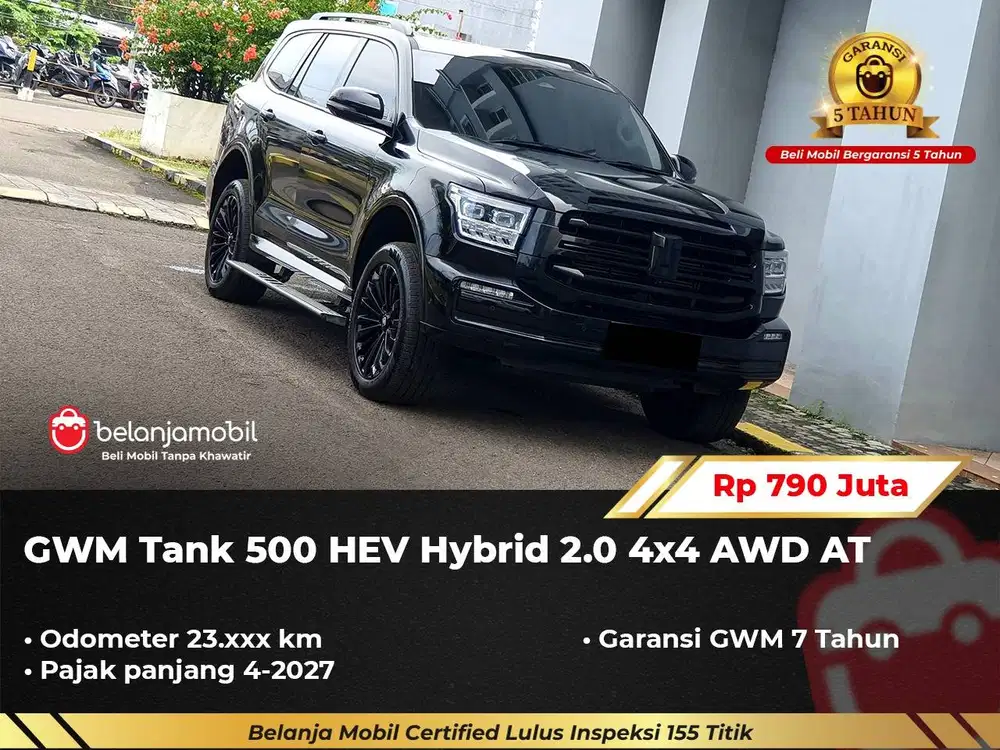[ 4x4 ] GWM Tank 500 HEV Hybrid 2.0 AWD AT 2024/2025