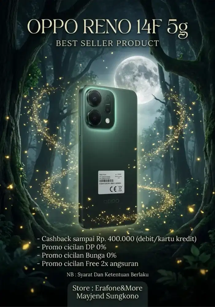OPPO RENO 14F 5G 24/256 POTONGAN HARGA