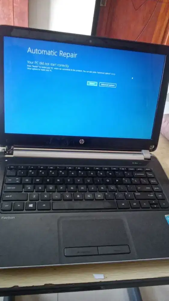 Laptop Hp pavilion ram 8GB