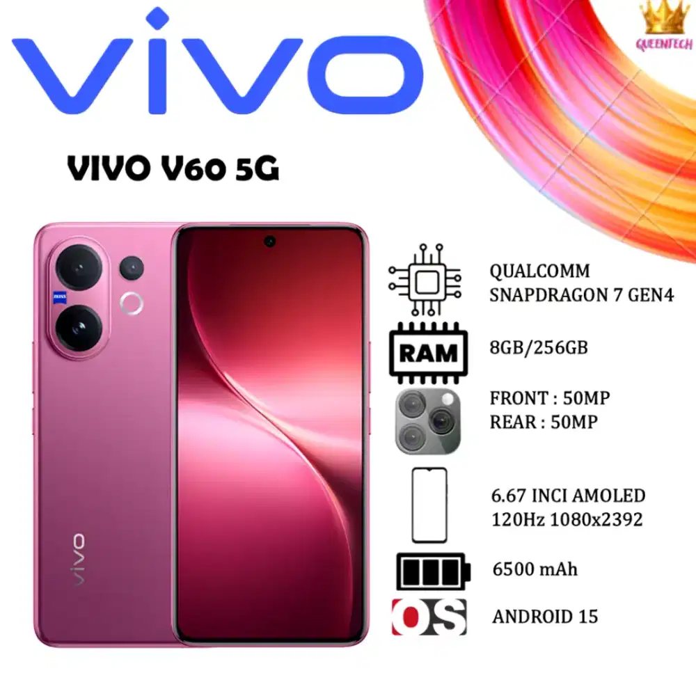 VIVO V60 5G  8/256 gb
