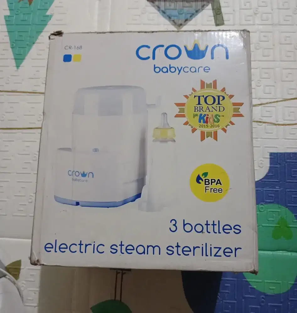 Sterilizer botol mrrk crown muat 3 botol