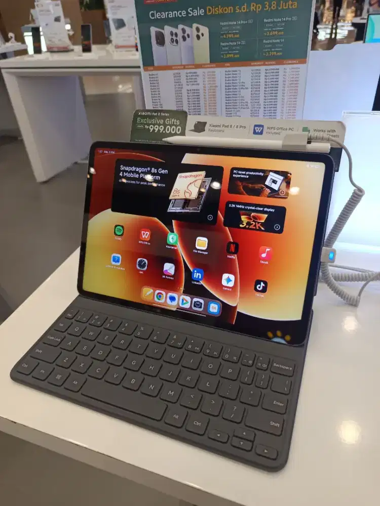 XIAOMI PAD 8 (INCLUDED KEYBOARD)
