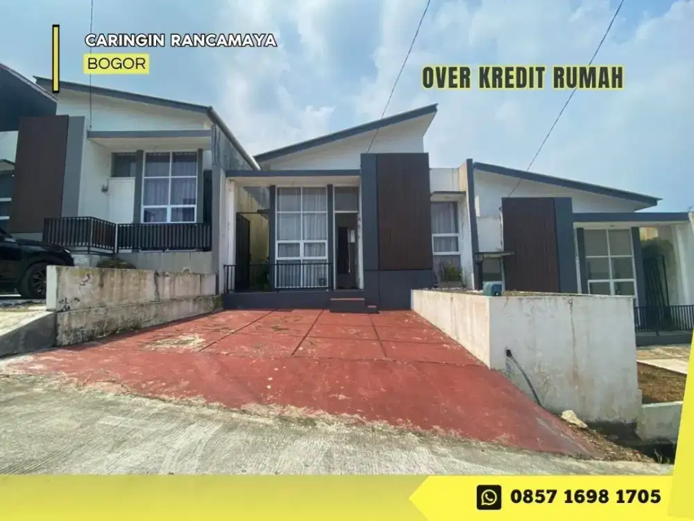 Rumah Over Kredit LT112 dkt Tol 45JT di Caringin Rancamaya Bogor