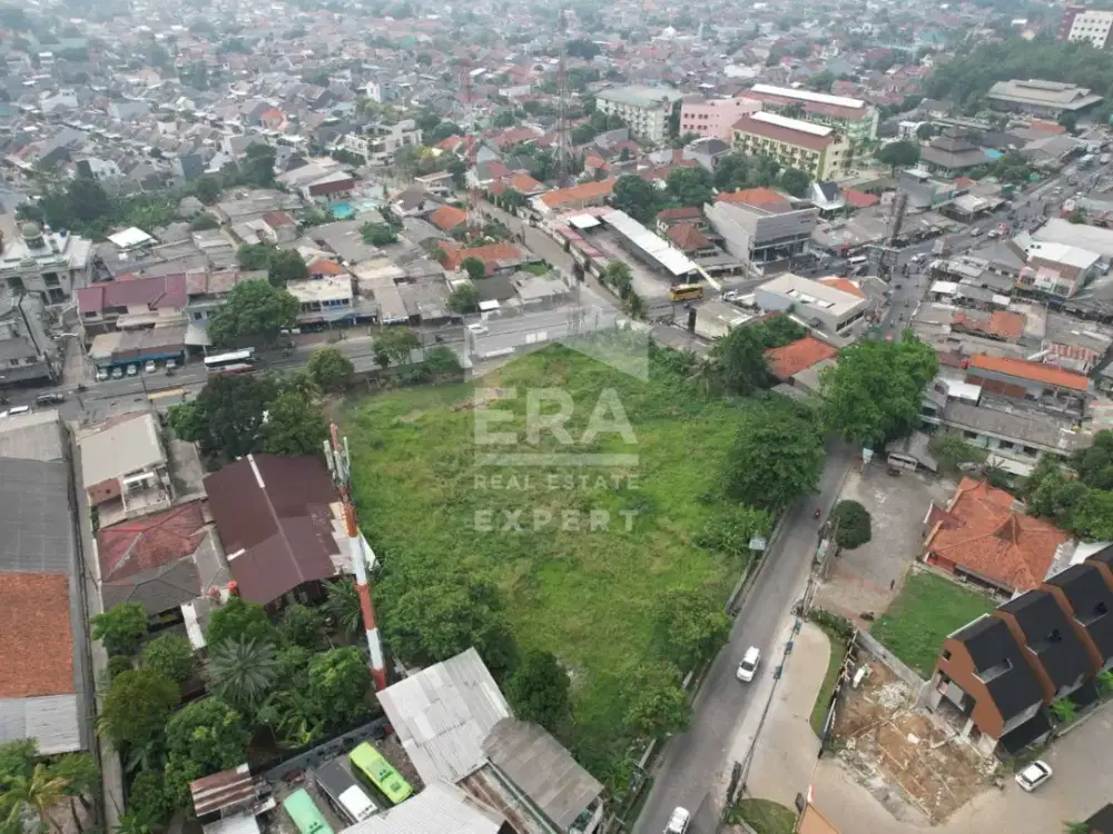 Dijual Cepat Tanah Di Pinggir Jalan Raya, Luas 6035 m2 @Sawangan, Depok