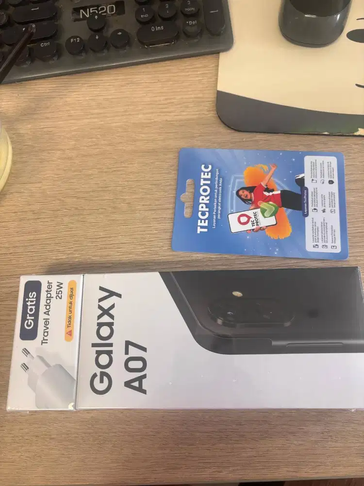 SAMSUNG GALAXY A07 6/128 BLACK +CHARGER