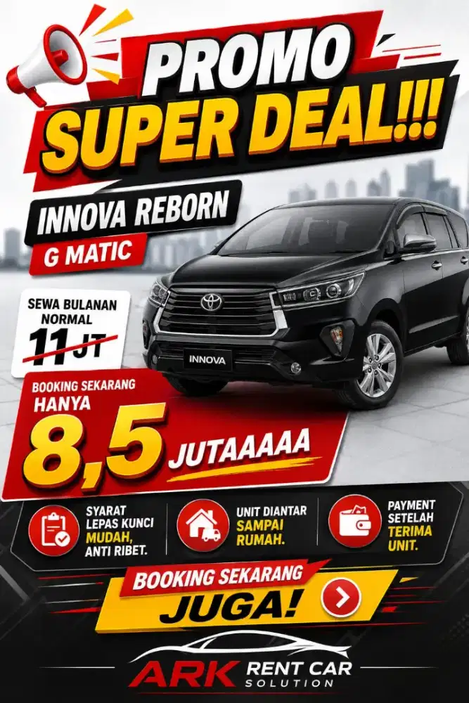 Sewa Mobil Bulanan Innova Reborn Matic