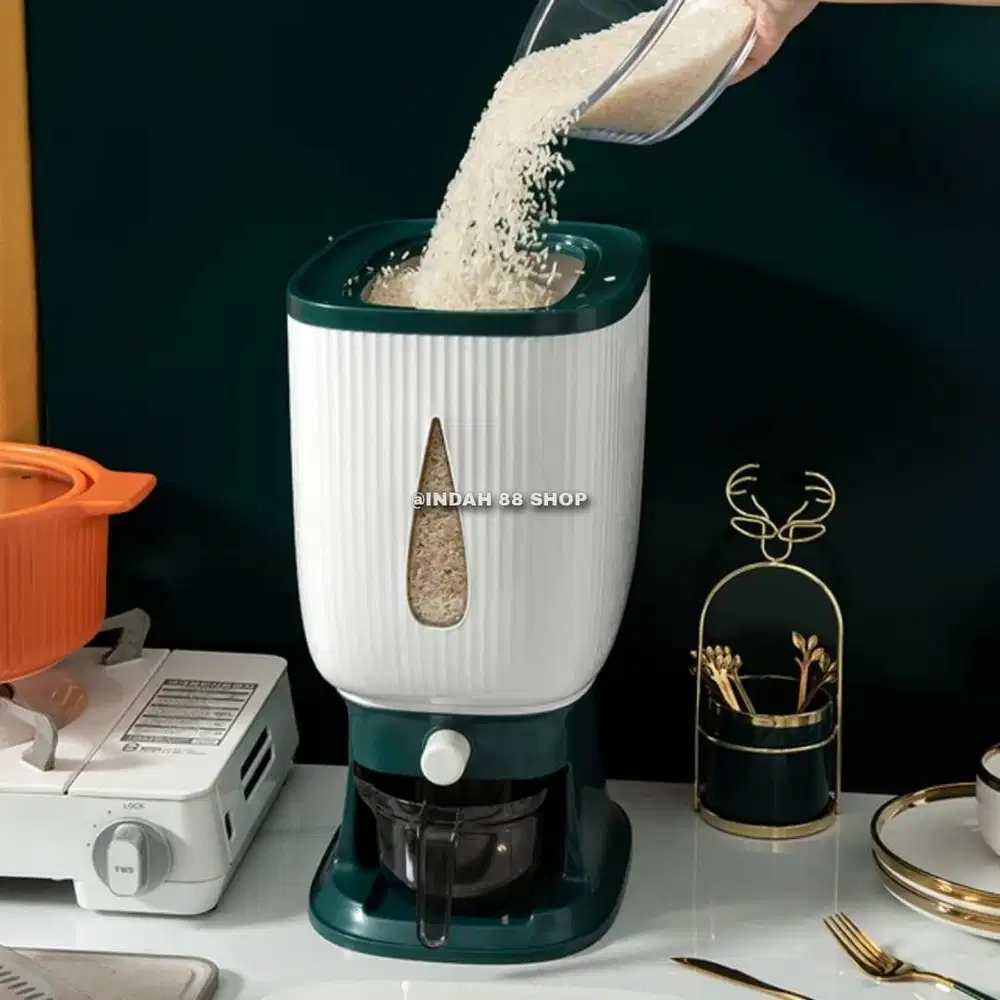 Dispenser Beras / Penyimpanan Beras 10kg