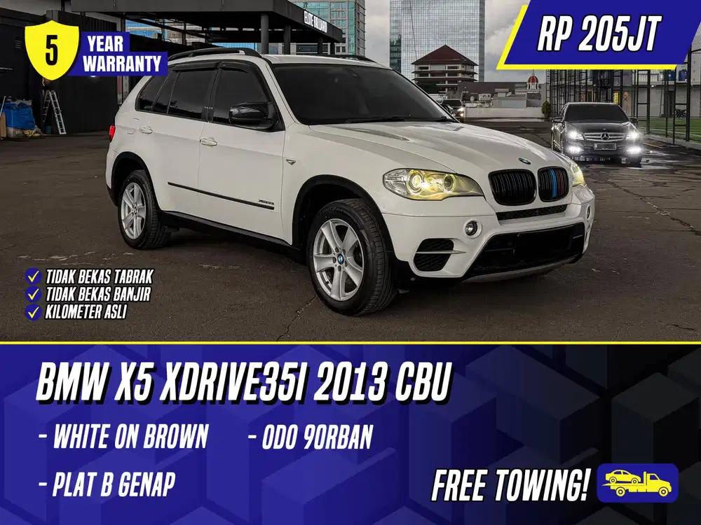 BMW X5 xDrive35i 2013 CBU White on Brown Putih xDrive X 5