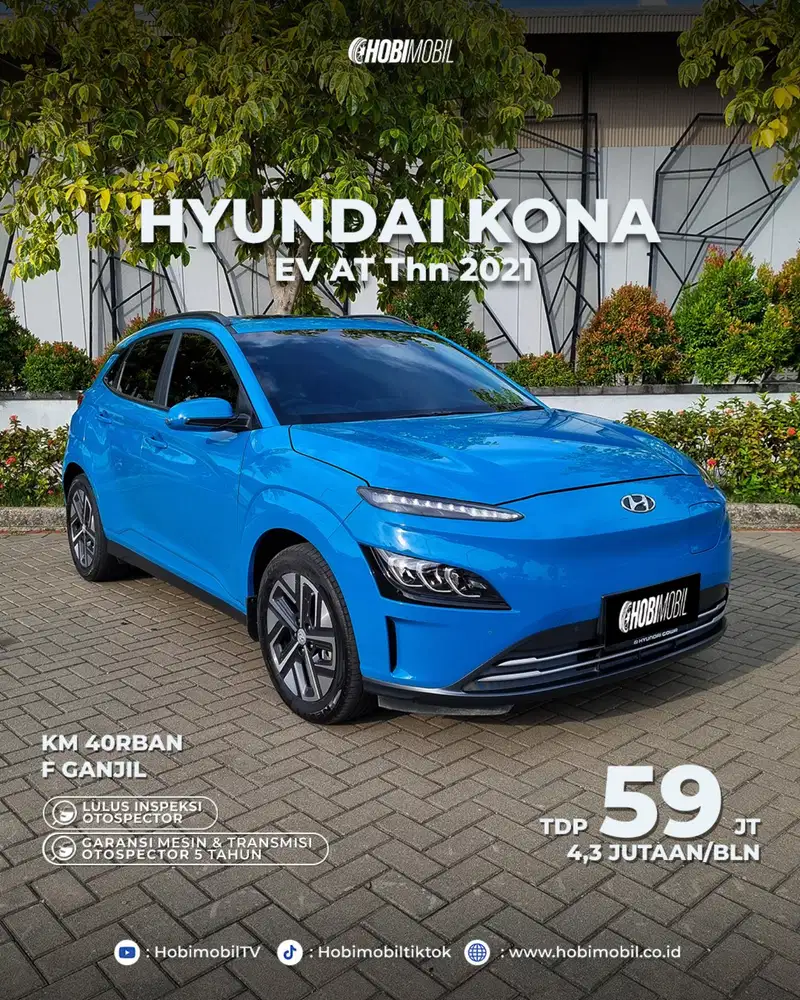 Hyundai Kona EV AT 2021 km 40rb