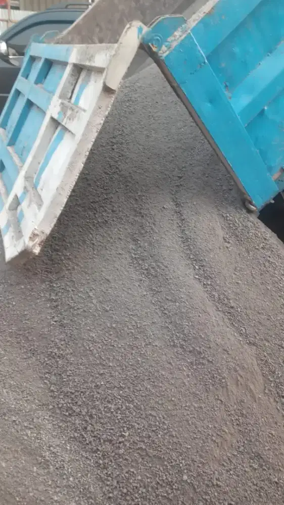 Pasir pasang batu belah kali sirdam limestone abu batu