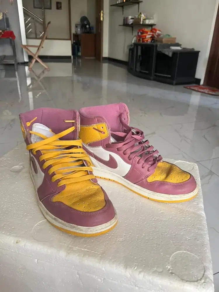 Nike Air Jordan 1 High OG Purple and Gold