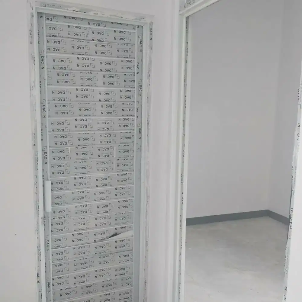 Pemasangan pintu kusen alumunium kaca panel pvc partisi dll