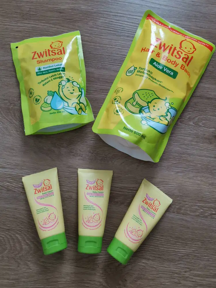 Zwitsal Hair and Body Wash, Zwitsal Shampoo, Zwitsal Diaper Cream