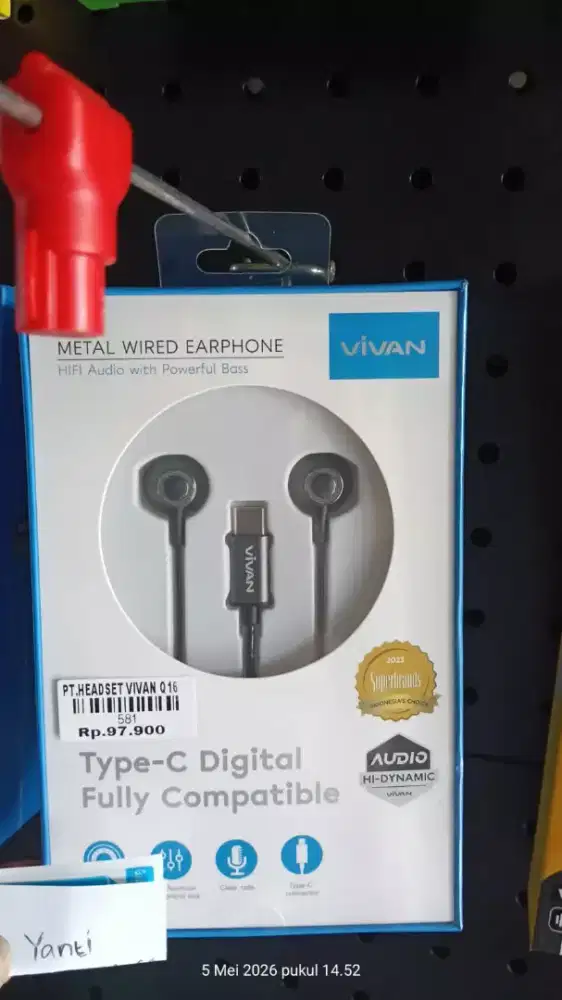 HEADSET VIVAN Q16 | ATLANTIS DAHSYAT