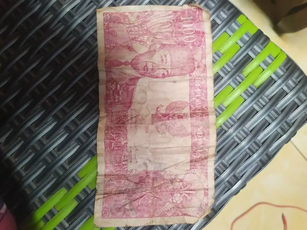 uang kuno seribu rupiah tahun 1964