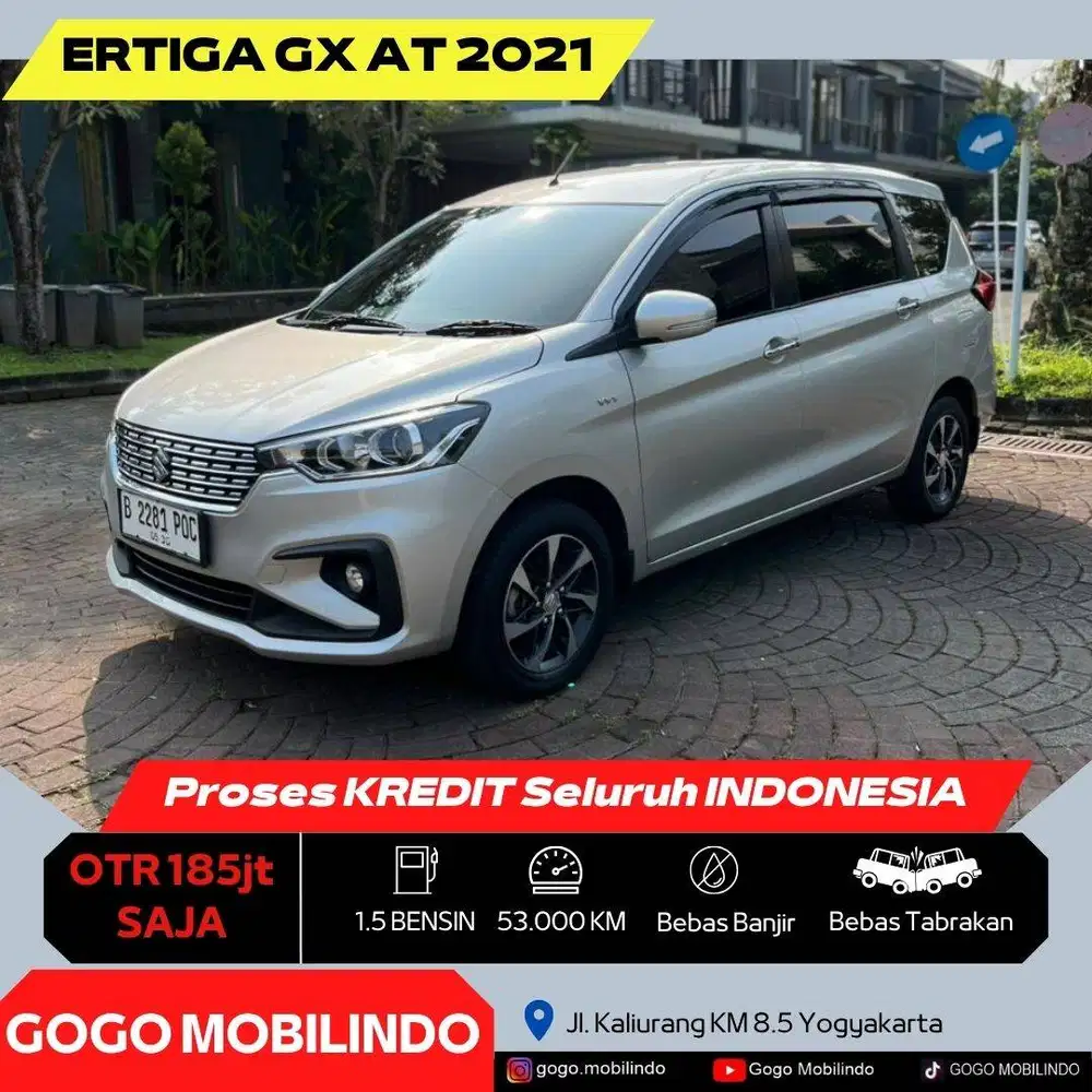 Suzuki All New Ertiga GX Matic 2021 ORISINIL DP Minim Avanza