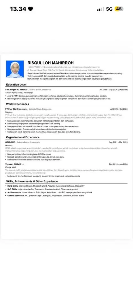 mencari loker bagian admin