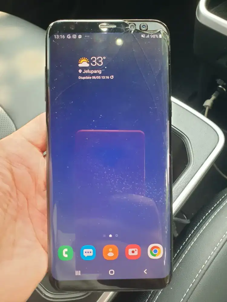 Dijual samsung S8+ 4/64 hitam