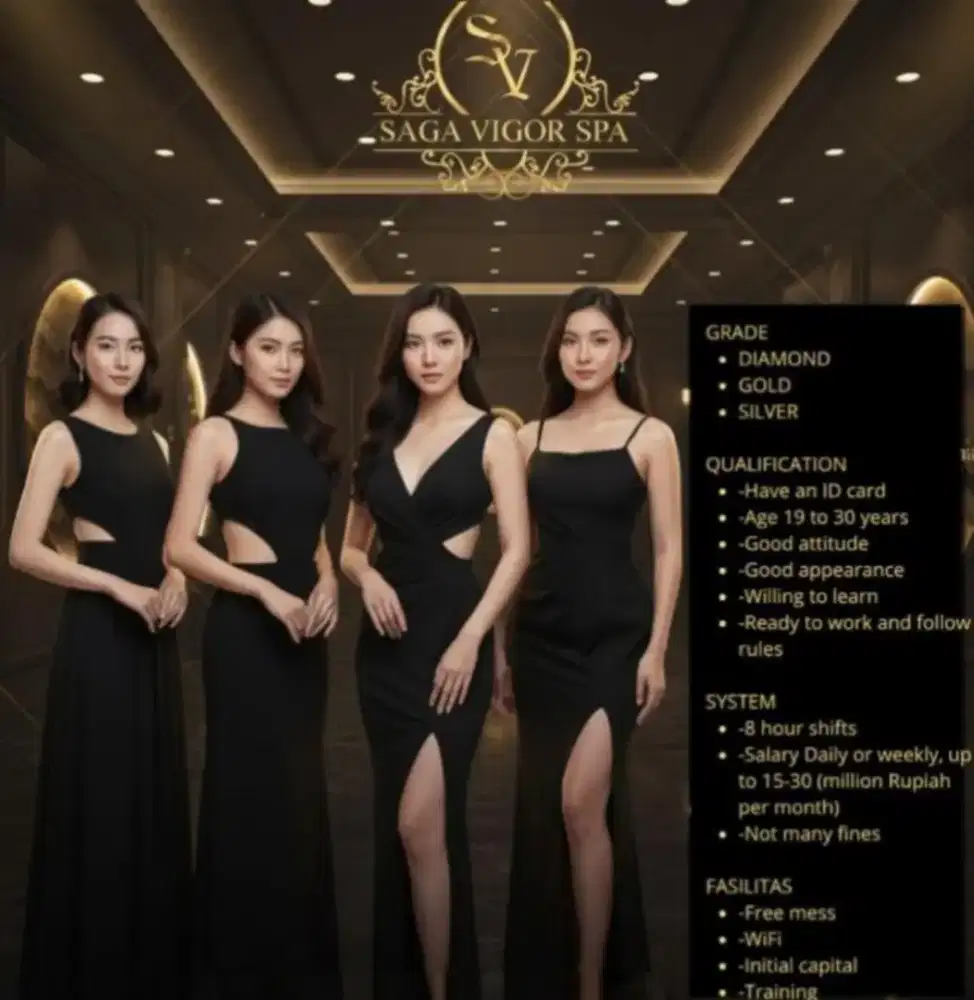 We are hiring terapist spa bandung