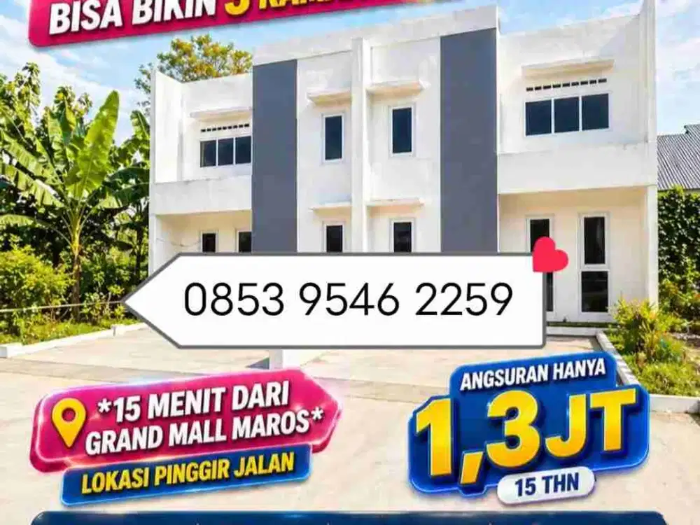 RUMAH MURAH DEKAT POROS KARIANGO